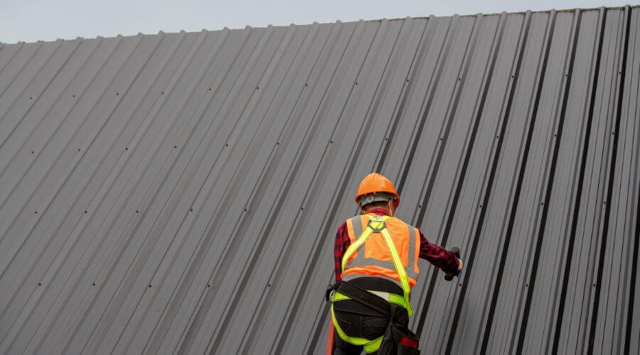 Professional metal roof installation services in Solsberry, IN